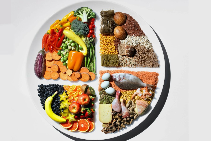 Fresh tropical ingredients arranged on a table